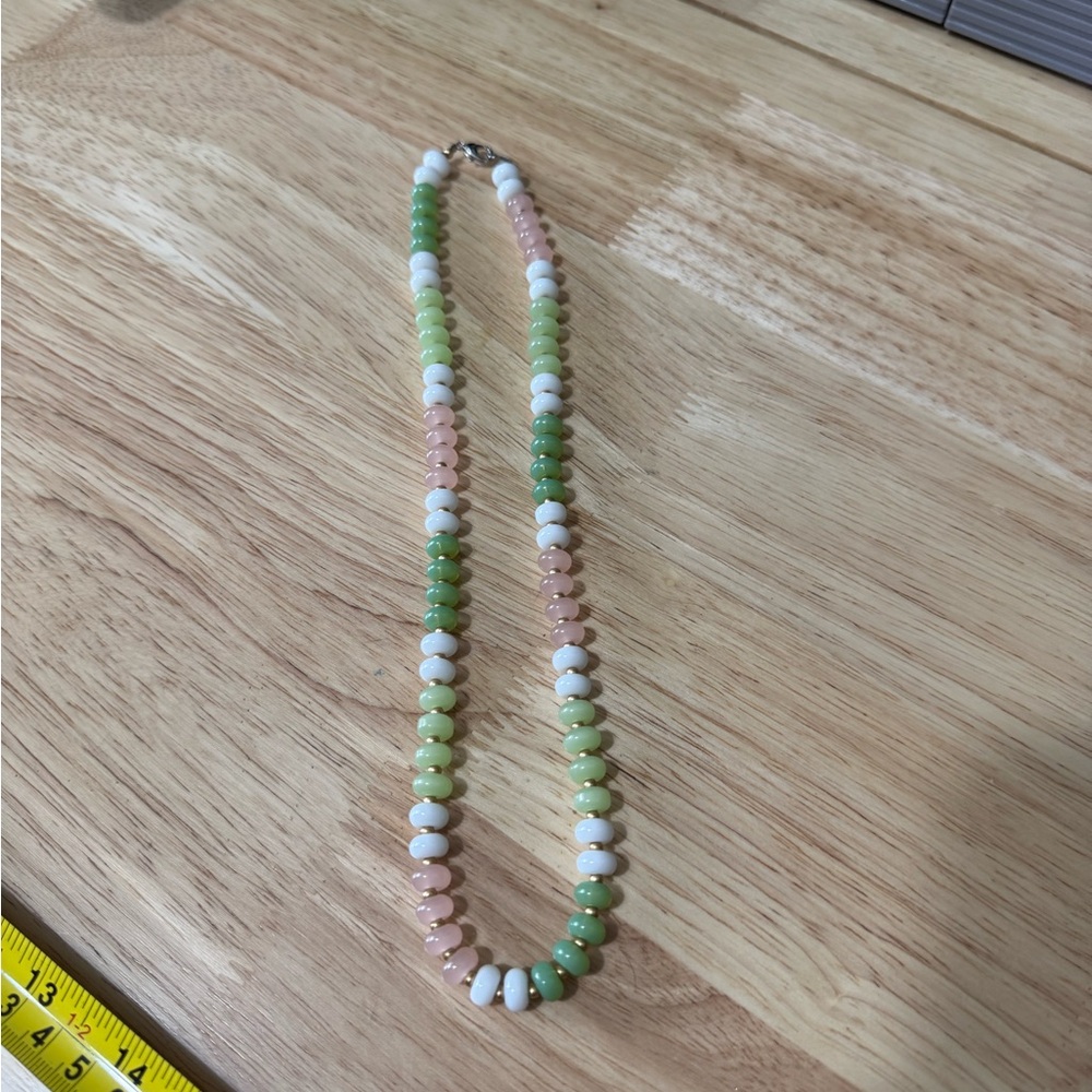 Candy Gemstone Pastel Beaded Necklace